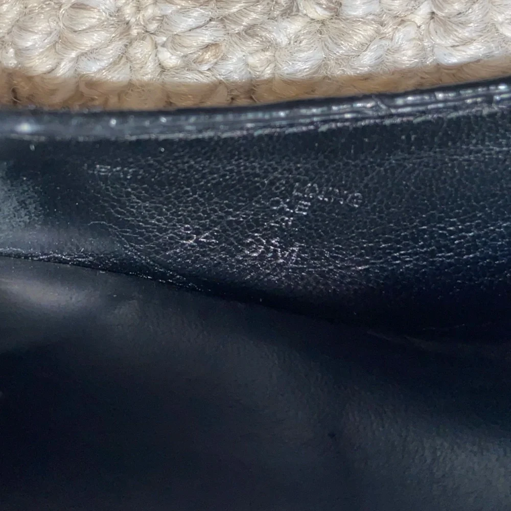 Tory Burch Sally Black Leather Wedges, Size 9M